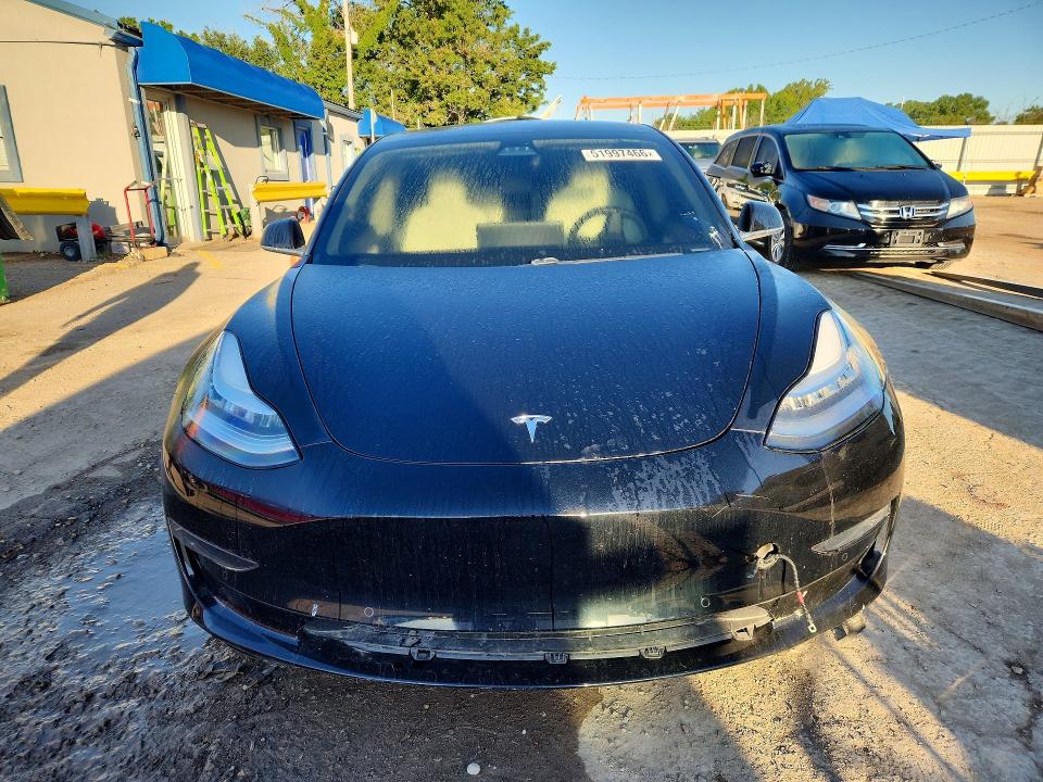 2019 Tesla Model 3 VIN 5YJ3E1EB3KF213950 COPART salvage auction — FRONT END, Ks - Cert Of Title-Salvage, sold $8,500 on 2026-07-15 (photo 5)
