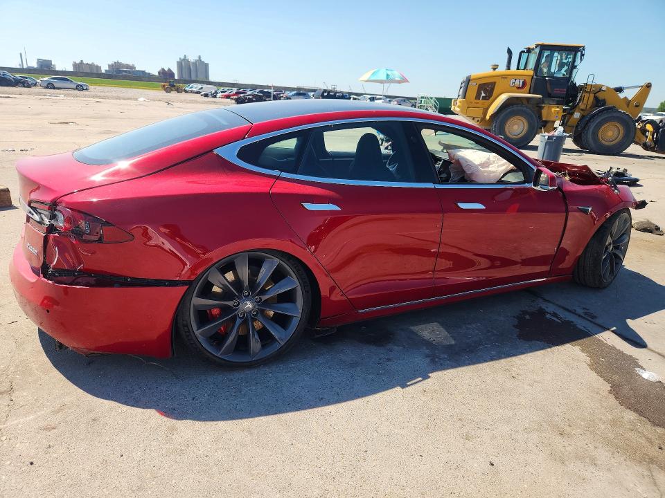 2017 Tesla VIN 5YJSA1E44HF229625 COPART salvage auction — FRONT END, La - Cert Of Title-Salvage, sold $1,050 on 2026-07-22 (photo 3)