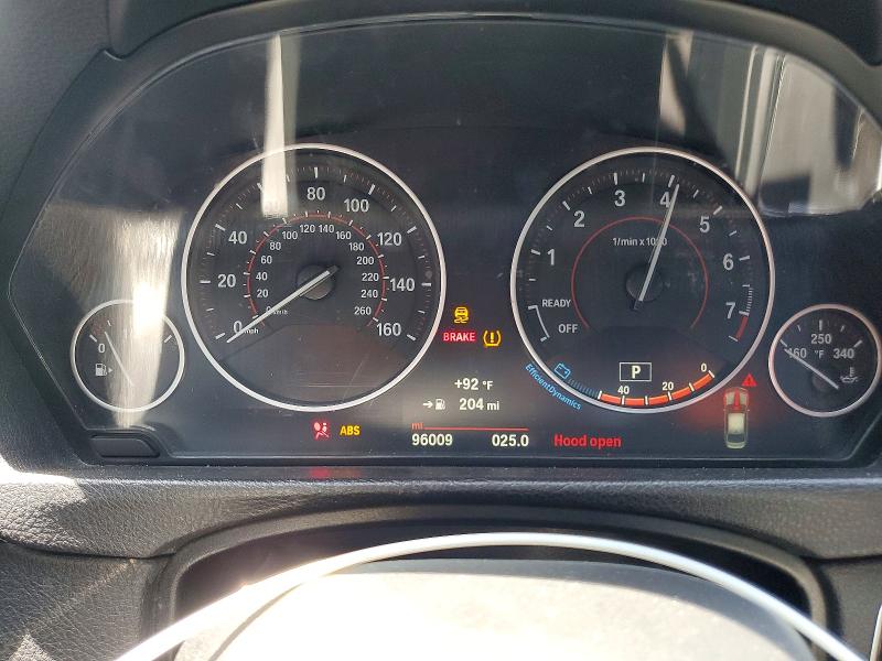 2016 BMW M3 VIN WBA8B3G51GNT92979 COPART salvage auction — FRONT END, Ca - Salvage Certificate, sold $6,500 on 2026-07-31 (photo 9)