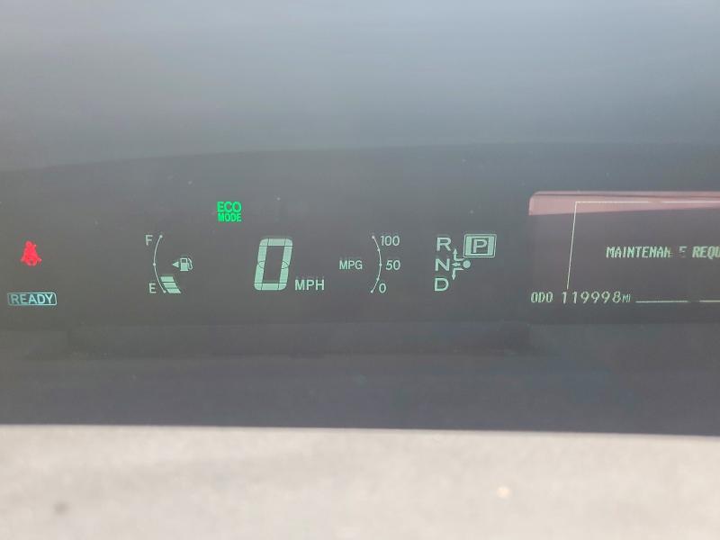 2012 Toyota Prius VIN JTDKN3DU3C5472905 COPART salvage auction — SIDE, CA - SALVAGE CERTIFICATE, sold $3,650 on 2026-07-21 (photo 9)