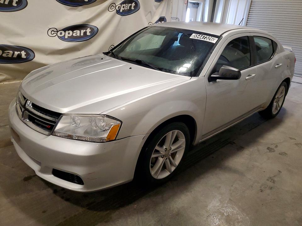 2012 Dodge Avenger VIN 1C3CDZAG2CN316013 COPART salvage auction — REAR END, Nd - Certificate Of Title For A Veh, sold $70 on 2026-07-09 (photo 1)