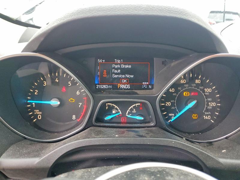 2017 Ford Escape VIN 1FMCU0J91HUB46633 COPART salvage auction — FRONT END, Ms - Cert Of Title-Salvaged, sold $650 on 2026-07-09 (photo 9)