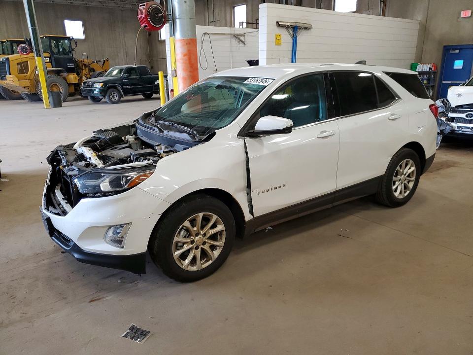 2018 Chevrolet Equinox VIN 2GNAXJEV3J6327082 COPART salvage auction — FRONT END, Mn - Cert Of Title-Salvage, sold $2,100 on 2026-07-09 (photo 1)