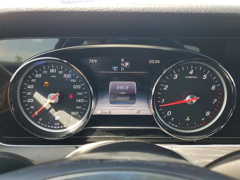 2017 Mercedes-benz E-klasse VIN WDDZF4KB1HA059341 COPART salvage auction — FRONT END, Ia - Cert Of Title-Salvage Title, sold $1,000 on 2026-08-26 (photo 9)