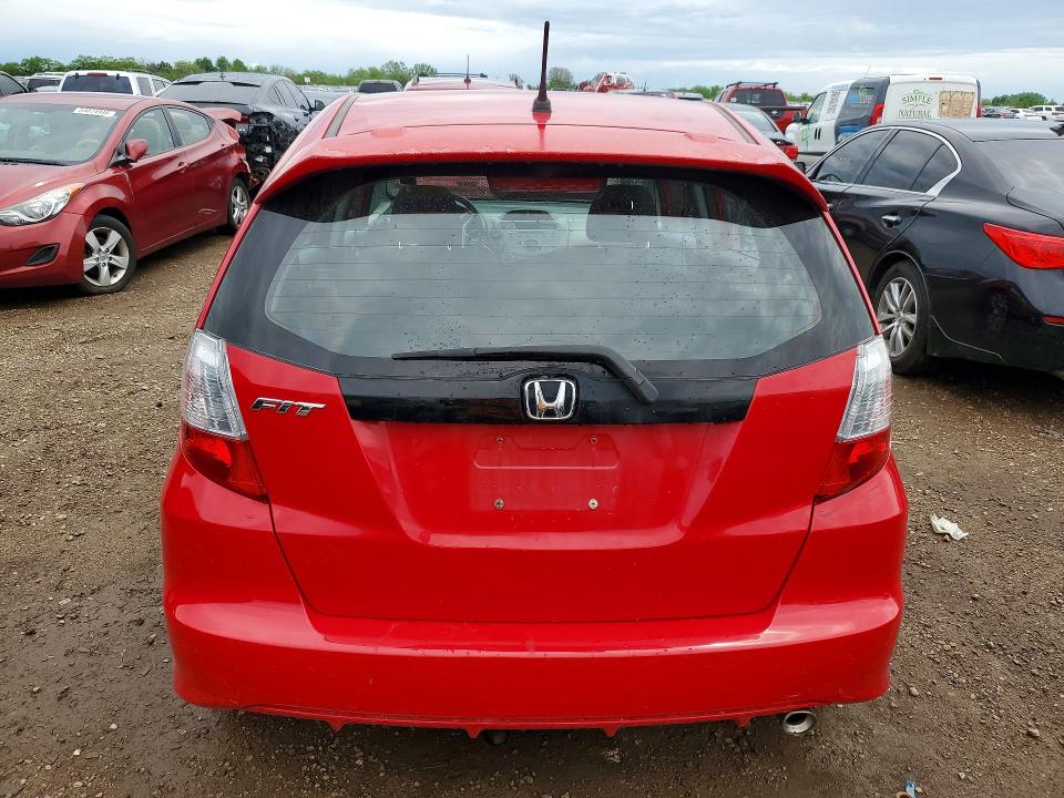 2011 Honda Fit VIN JHMGE8G56BS001384 COPART salvage auction — FRONT END, Il - Salvage Certificate, sold $1,450 on 2026-07-07 (photo 6)