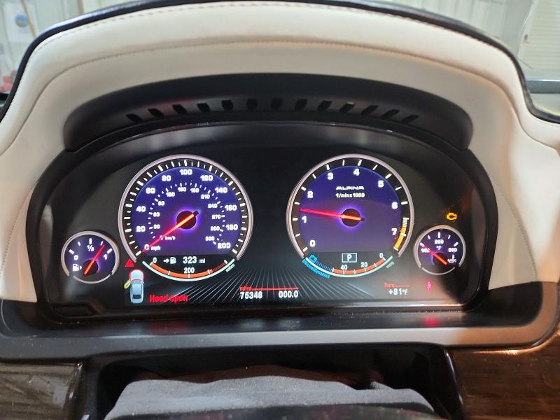 2015 BMW 7er VIN WBAYB6C50FDS16386 COPART salvage auction — BURN, Nh - Cert Of Title-Salvage, sold $5,100 on 2026-07-31 (photo 9)
