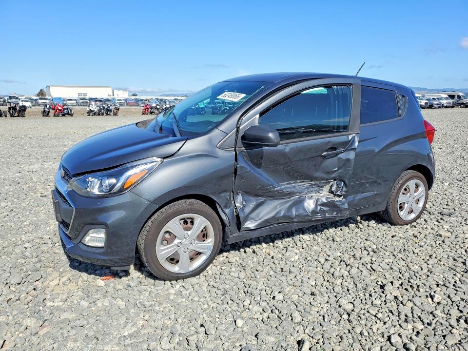 2021 Chevrolet VIN KL8CB6SA3MC220374 COPART salvage auction — SIDE, Ca - Salvage Certificate, sold $1,500 on 2026-07-13 (photo 1)