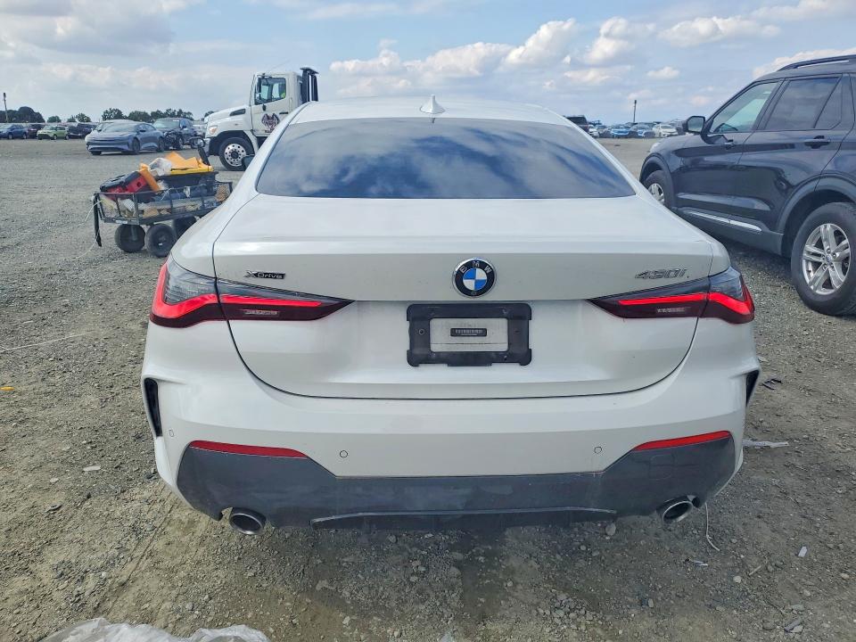 2021 BMW 4er VIN WBA73AP09MCF66907 COPART salvage auction — FRONT END, Ca - Salvage Certificate, sold $10,200 on 2026-07-14 (photo 6)