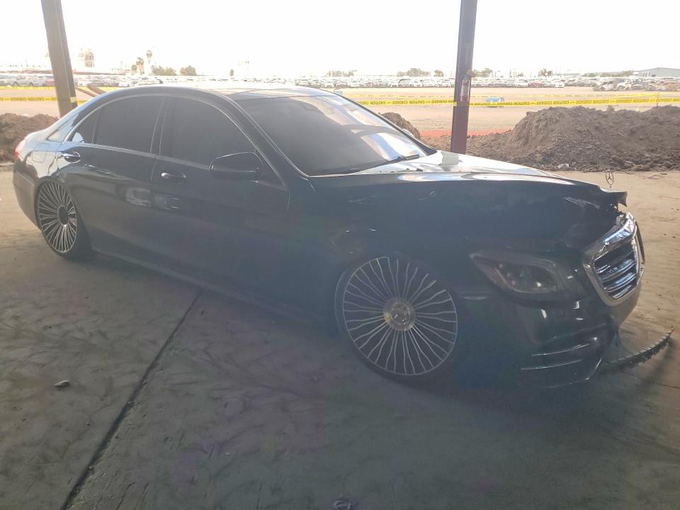 2018 Mercedes-benz S class VIN WDDUG6GB3JA345757 COPART salvage auction — ENGINE BURN, AZ - CERT OF TITLE - SALVAGE, sold $2,200 on 2026-07-22 (photo 4)