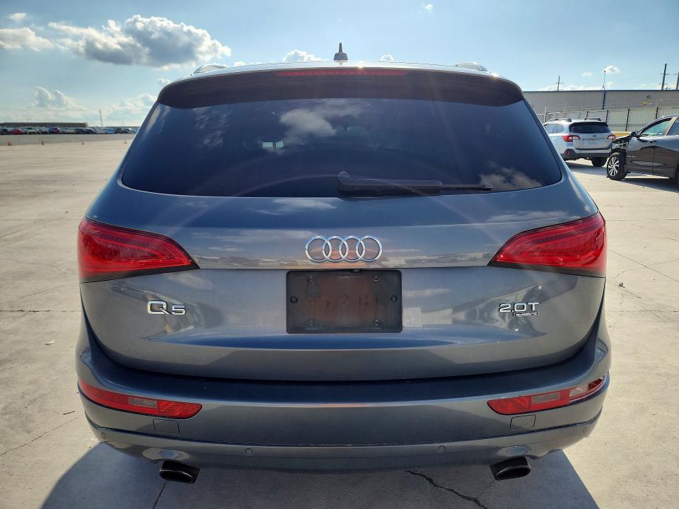 2014 Audi Q5 VIN WA1LFAFP5EA127537 COPART salvage auction — HAIL, Tx - Certificate Of Title, sold $2,050 on 2026-07-17 (photo 6)