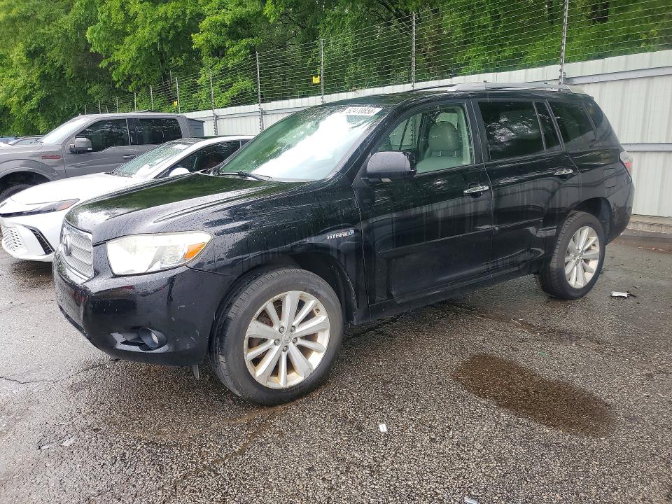 2010 Toyota Highlander hybrid VIN JTEJW3EH8A2042727 COPART salvage auction — REAR END, Ga - Certificate Of Title (P), sold $1,850 on 2026-07-02 (photo 1)