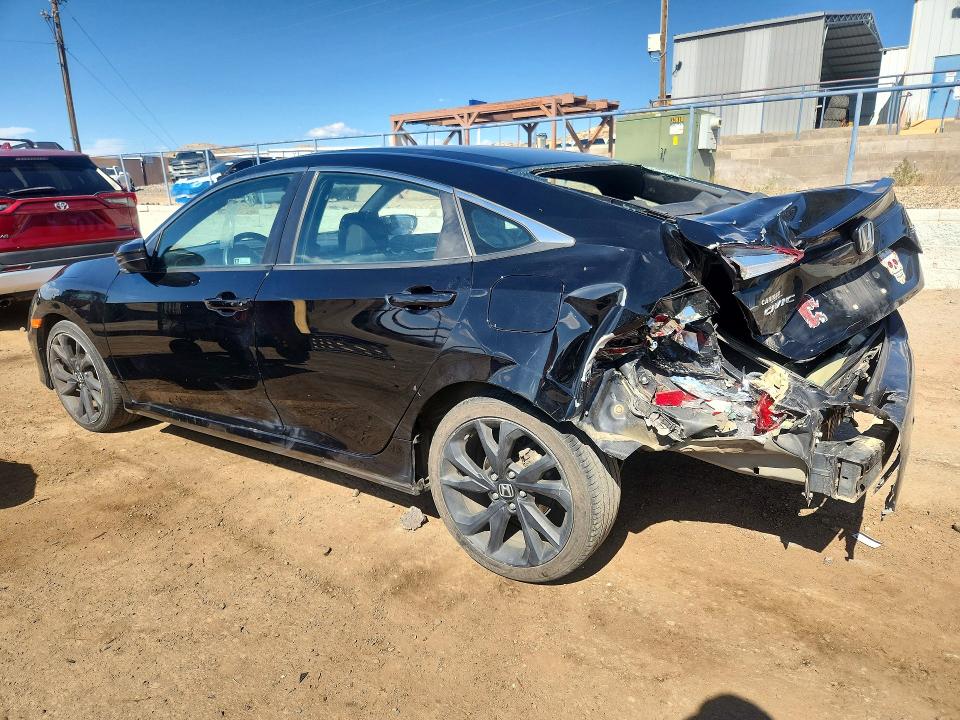2021 Honda Civic VIN 2HGFC2F87MH503716 COPART salvage auction — REAR END, NM - CERT OF TITLE-SALVAGE, sold $4,600 on 2026-07-02 (photo 2)