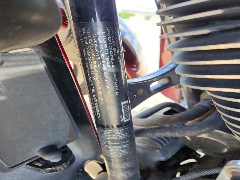 2014 Harley-davidson VIN 1HD1FCM14EB684777 COPART salvage auction — FRONT END, Nc - Salvage Certificate Of Title, sold $3,650 on 2026-07-09 (photo 8)