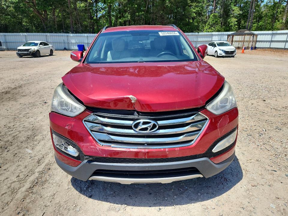 2014 Hyundai Santa fe VIN 5XYZU3LB7EG184350 COPART salvage auction — FRONT END, Nc - Salvage Certificate Of Title, sold $1,750 on 2026-07-10 (photo 5)