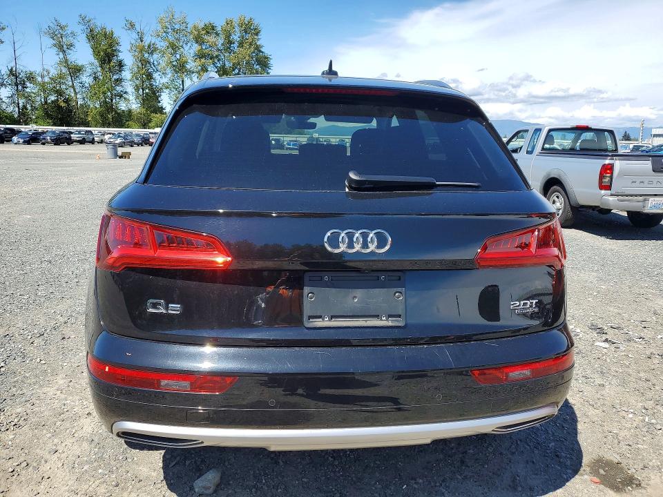 2018 Audi Q5 VIN WA1CNAFY1J2067739 COPART salvage auction — FRONT END, Wa - Bill Of Sale, sold $2,700 on 2026-07-27 (photo 6)
