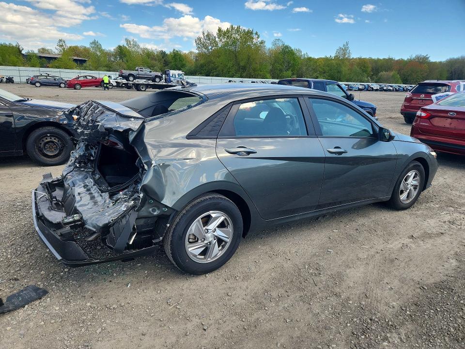 2025 Hyundai Elantra VIN KMHLL4DG1SU071931 COPART salvage auction — REAR END, Ma - Cert Of Title-Salvage, sold $5,600 on 2026-07-15 (photo 3)