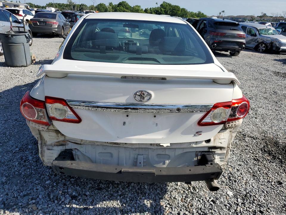 2012 Toyota Corolla VIN 5YFBU4EE4CP032811 COPART salvage auction — FRONT END, FL - CERT OF TITLE SLVG REBUILDABLE, sold $2,050 on 2026-07-31 (photo 6)