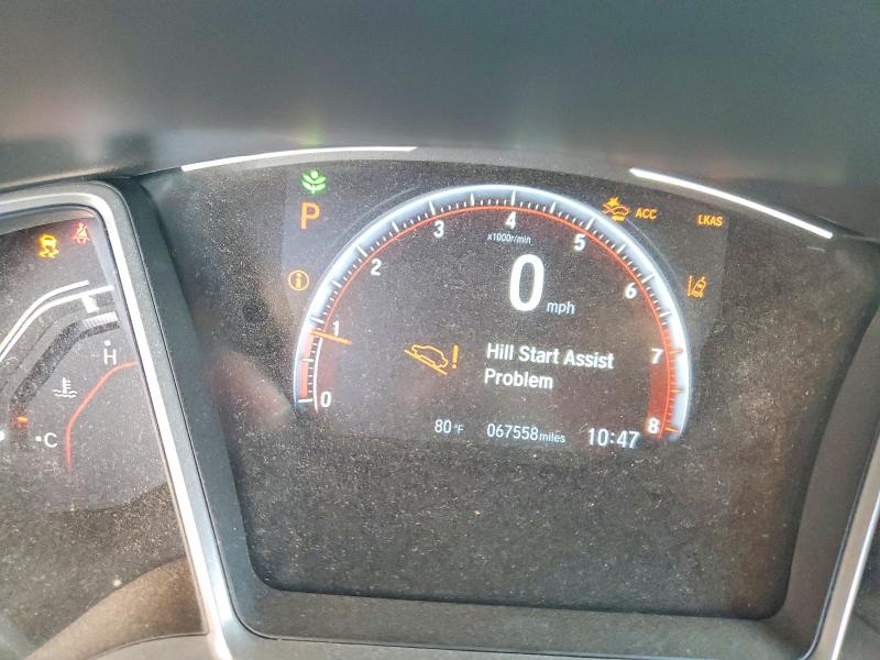 2020 Honda Civic VIN 19XFC2F86LE002762 COPART salvage auction — FRONT END, Az - Cert Of Title - Salvage, sold $5,300 on 2026-07-09 (photo 9)