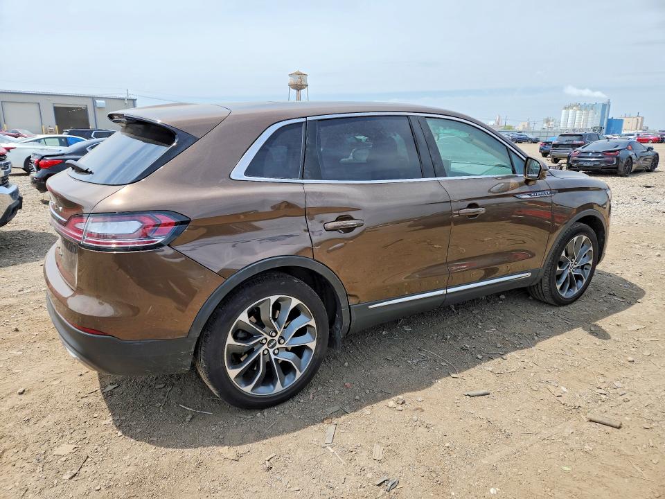 2022 Lincoln Nautilus VIN 2LMPJ8K99NBL26519 COPART salvage auction — SIDE, Il - Salvage Certificate, sold $14,000 on 2026-07-17 (photo 3)