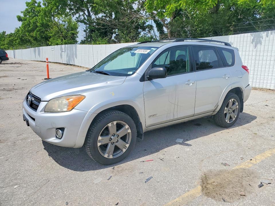 2010 Toyota Rav4 VIN JTMRF4DV8AD039254 COPART salvage auction — REAR END, Mo - Salvage Certificate Of Title, sold $2,300 on 2026-07-10 (photo 1)