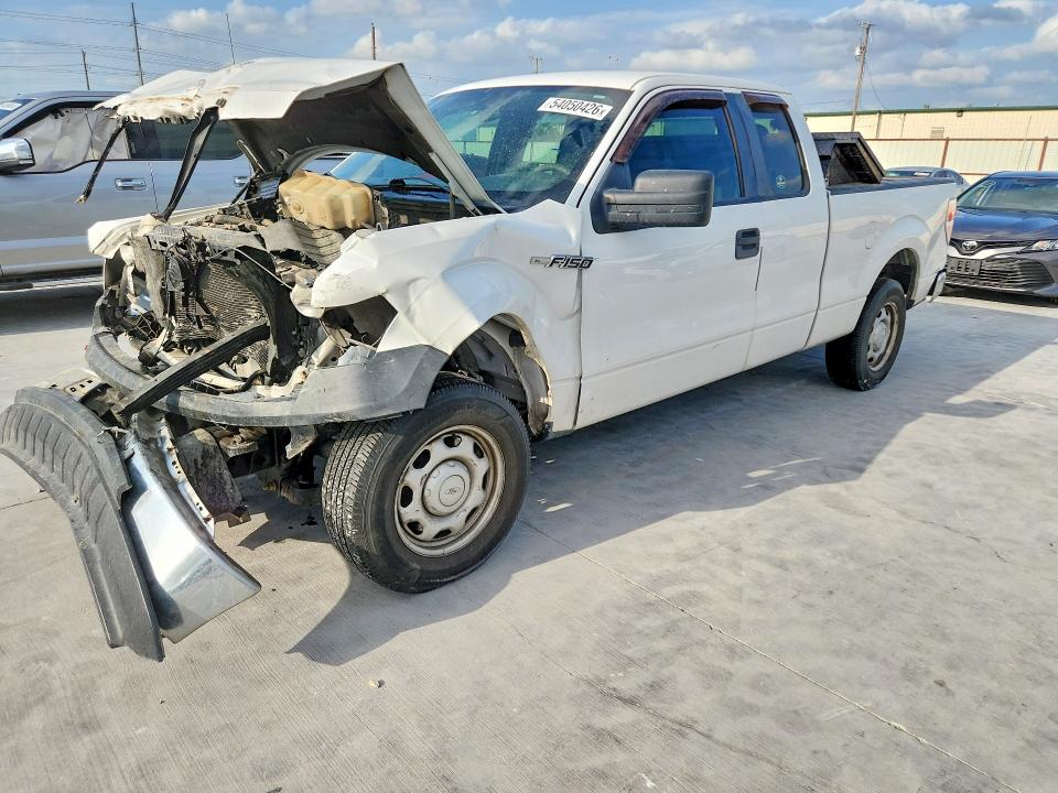 2010 Ford F-150 VIN 1FTEX1C89AKE53502 COPART salvage auction — FRONT END, Tx - Salvage Vehicle Title, sold $900 on 2026-07-03 (photo 1)