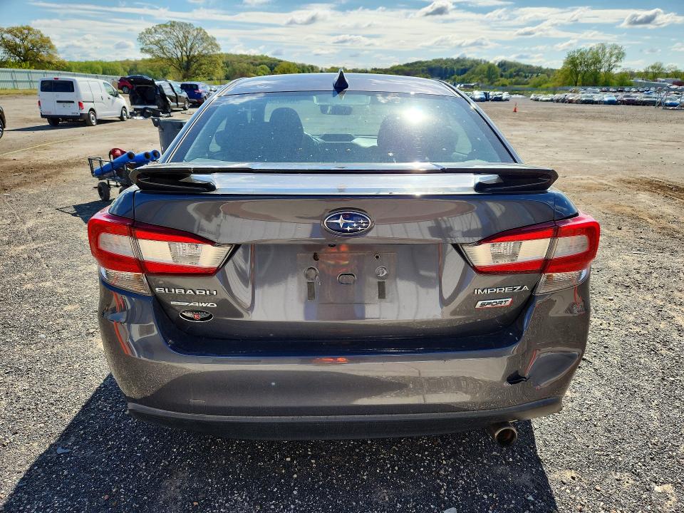 2018 Subaru Impreza VIN 4S3GKAL67J1603246 COPART salvage auction — HAIL, Wi - Certificate Of Title, sold $8,000 on 2026-07-14 (photo 6)