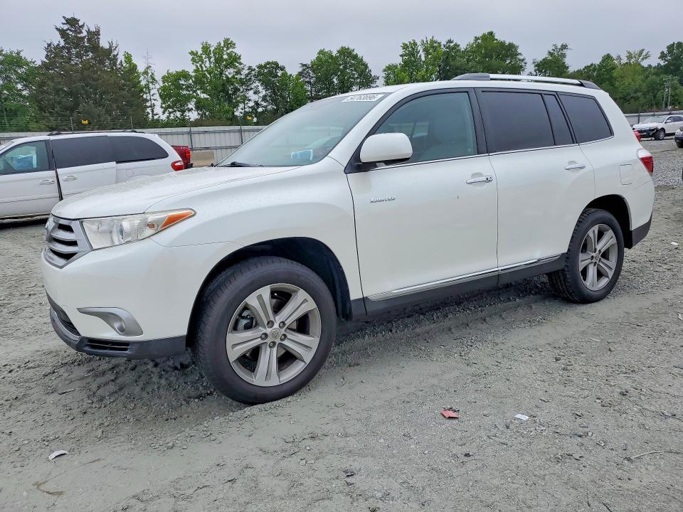 2012 Toyota Highlander VIN 5TDYK3EH0CS070841 COPART salvage auction — SIDE, SC - CERT OF TITLE-SALVAGE, sold $2,950 on 2026-07-20 (photo 1)