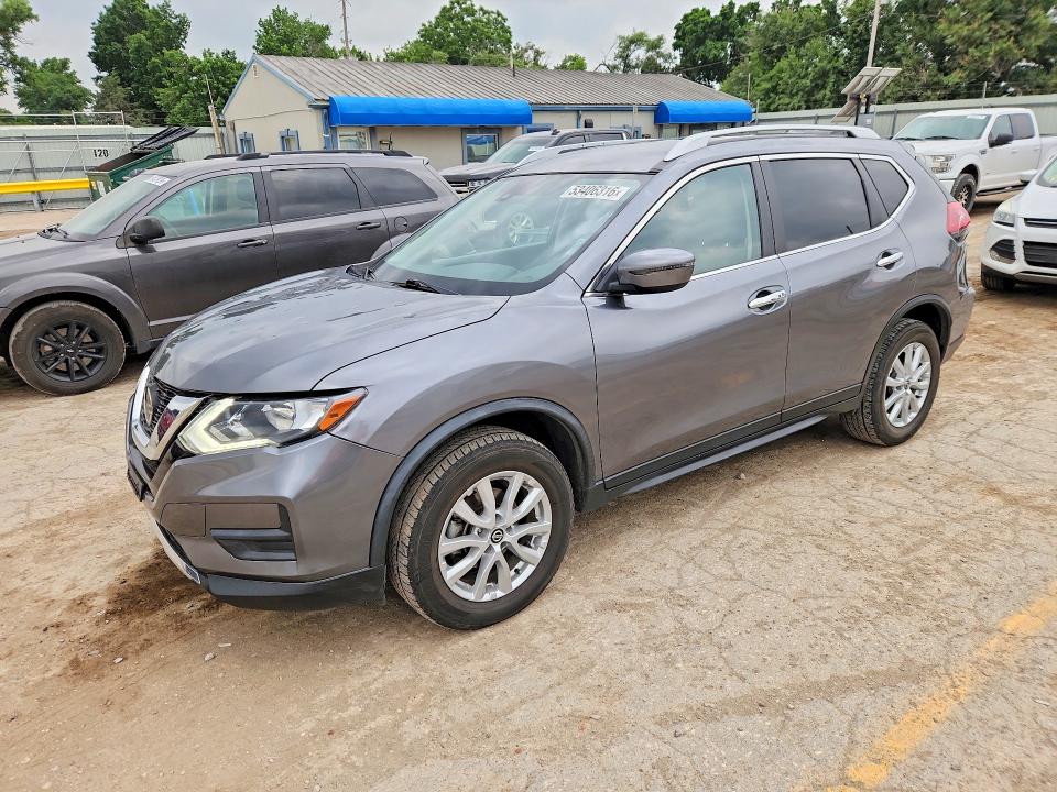 2020 Nissan Rogue VIN JN8AT2MV6LW144669 COPART salvage auction — HAIL, Ks - Cert Of Title-Salvage, sold $5,800 on 2026-07-20 (photo 1)