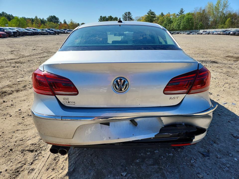 2014 Volkswagen VIN WVWAP7AN1EE528496 COPART salvage auction — REAR END, Ma - Cert Of Title-Reconstrctd Coll, sold $400 on 2026-07-09 (photo 6)