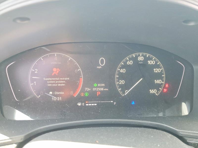 2025 Honda VIN 19XFL2H80SE012909 COPART salvage auction — FRONT END, Ca - Salvage Certificate, sold $7,600 on 2026-07-02 (photo 9)
