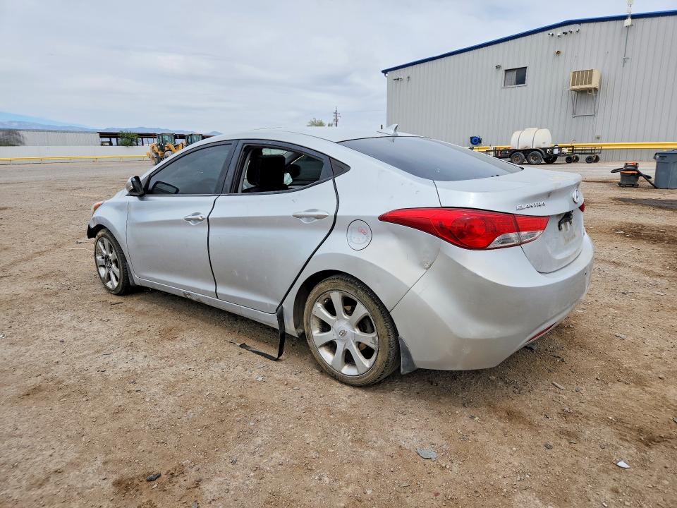 2013 Hyundai Elantra VIN KMHDH4AE5DU969556 COPART salvage auction — FRONT END, Az - Cert Of Title - Salvage, sold $375 on 2026-07-31 (photo 2)
