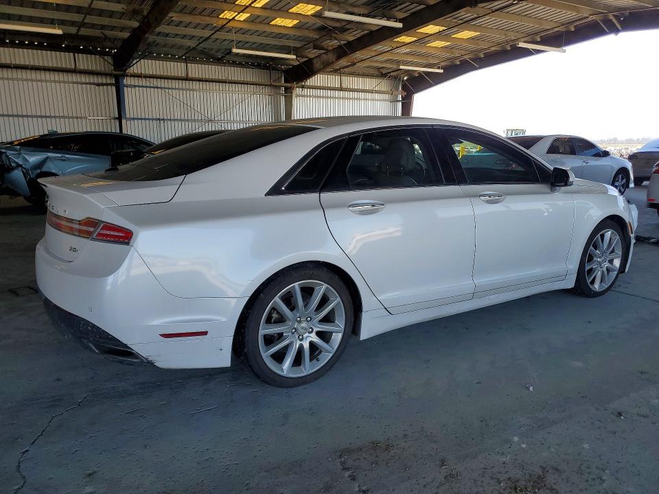 2015 Lincoln Mkz VIN 3LN6L2LU5FR612680 COPART salvage auction — FRONT END, Ca - Salvage Certificate, sold $450 on 2026-07-30 (photo 3)
