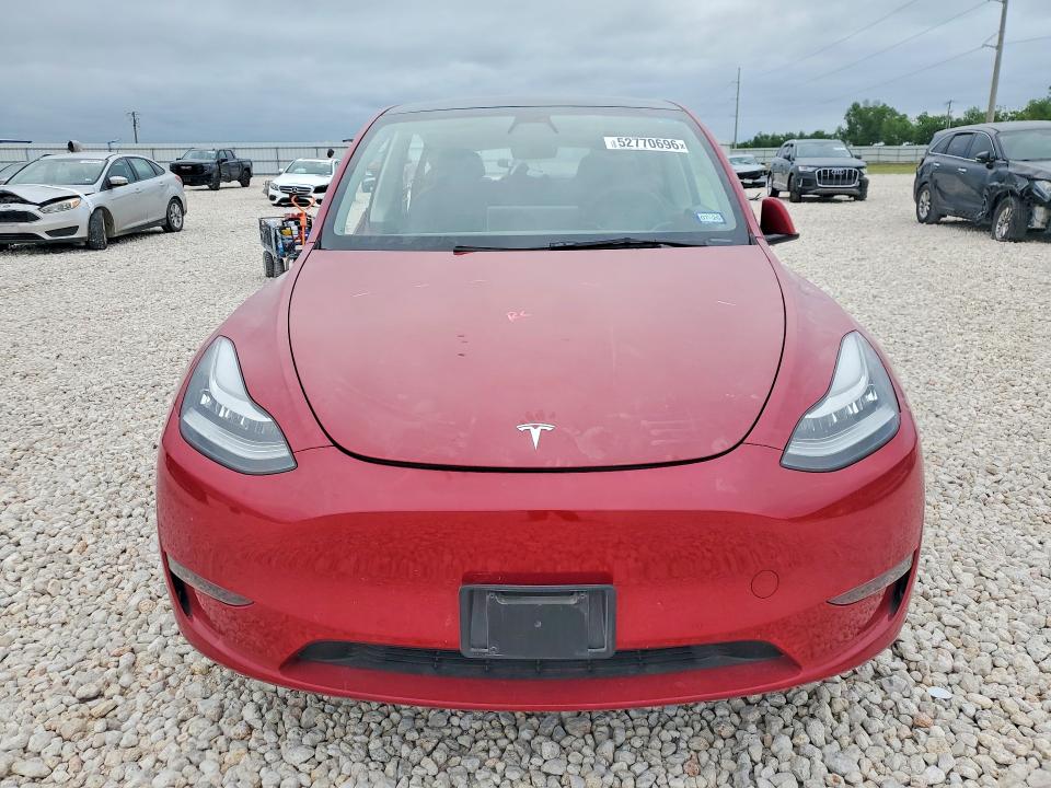 2022 Tesla VIN 7SAYGDEE3NA004935 COPART salvage auction — REAR END, Tx - Salvage Vehicle Title, sold $6,200 on 2026-07-30 (photo 5)