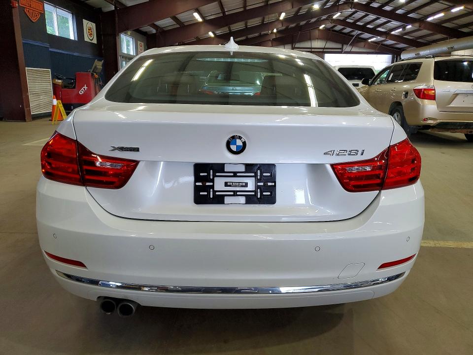 2016 BMW 4 series VIN WBA4C9C51GG136141 COPART salvage auction — MINOR DENT/SCRATCHES, MA - CERTIFICATE OF TITLE, sold $6,500 on 2026-07-24 (photo 6)