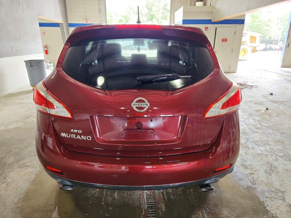2012 Nissan Murano VIN JN8AZ1MW7CW213841 COPART salvage auction — FRONT END, Va - Certificate Of Title, sold $200 on 2026-07-02 (photo 6)
