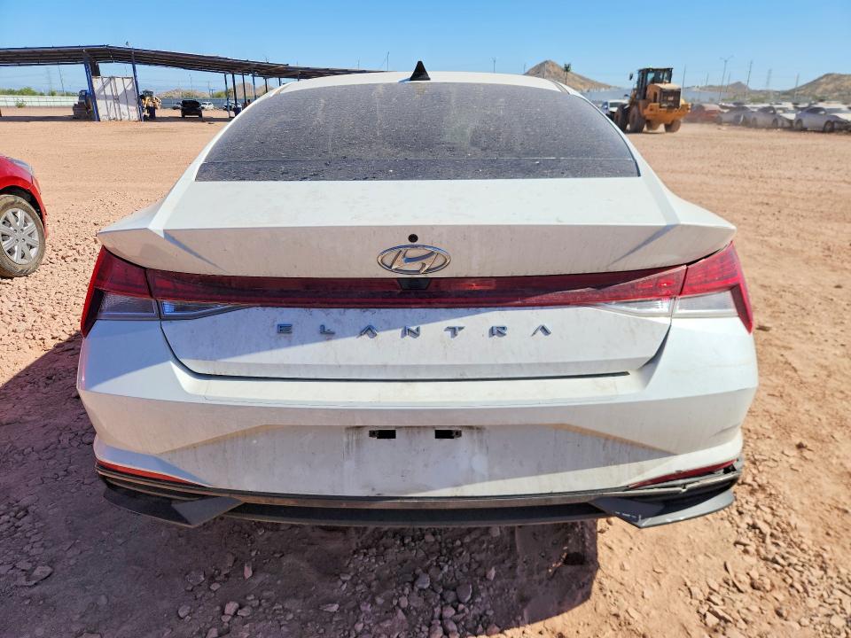 2021 Hyundai VIN 5NPLN4AG7MH045060 COPART salvage auction — FRONT END, Az - Cert Of Title - Salvage, sold $4,650 on 2026-07-02 (photo 6)