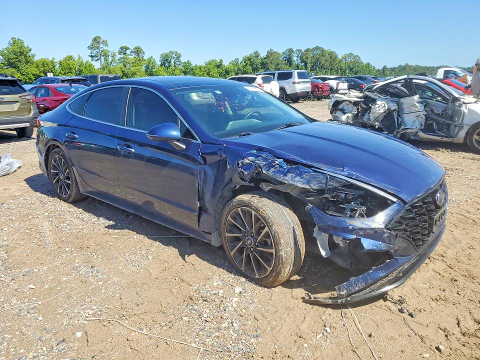 2022 Hyundai Sonata VIN 5NPEH4J22NH138753 COPART salvage auction — FRONT END, Tx - Salvage Vehicle Title, sold $6,500 on 2026-07-17 (photo 4)
