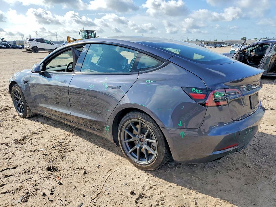 2023 Tesla VIN 5YJ3E1EA7PF672168 COPART salvage auction — FRONT END, Tx - Salvage Vehicle Title, sold $6,100 on 2026-07-07 (photo 2)