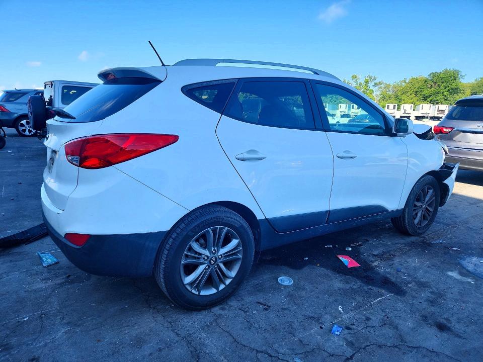 2015 Hyundai VIN KM8JU3AG0FU099177 COPART salvage auction — FRONT END, Fl - Cert Of Title Slvg Rebuildable, sold $1,400 on 2026-07-13 (photo 3)