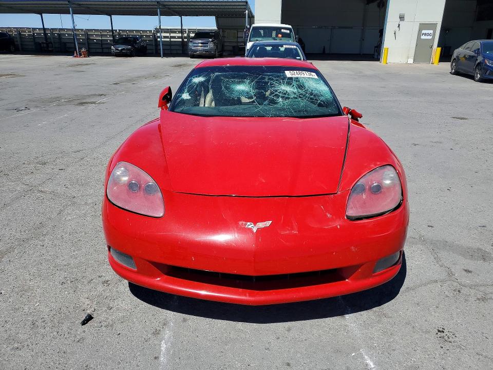 2006 Chevrolet Corvette VIN 1G1YY26UX65103769 COPART salvage auction — VANDALISM, Nm - Cert Of Title-Salvage, sold $5,600 on 2026-07-24 (photo 5)