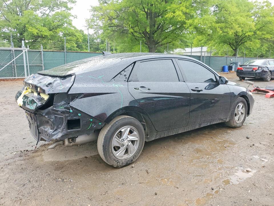 2025 Hyundai Elantra VIN KMHLL4DG0SU863696 COPART salvage auction — REAR END, Salvage Title, sold $4,900 on 2026-07-15 (photo 3)