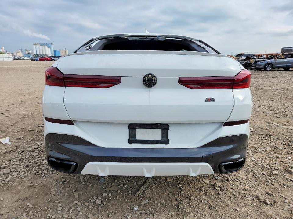 2021 BMW X6 VIN 5UXCY8C07M9D95829 COPART salvage auction — FRONT END, Il - Salvage Certificate, sold $10,900 on 2026-07-17 (photo 6)