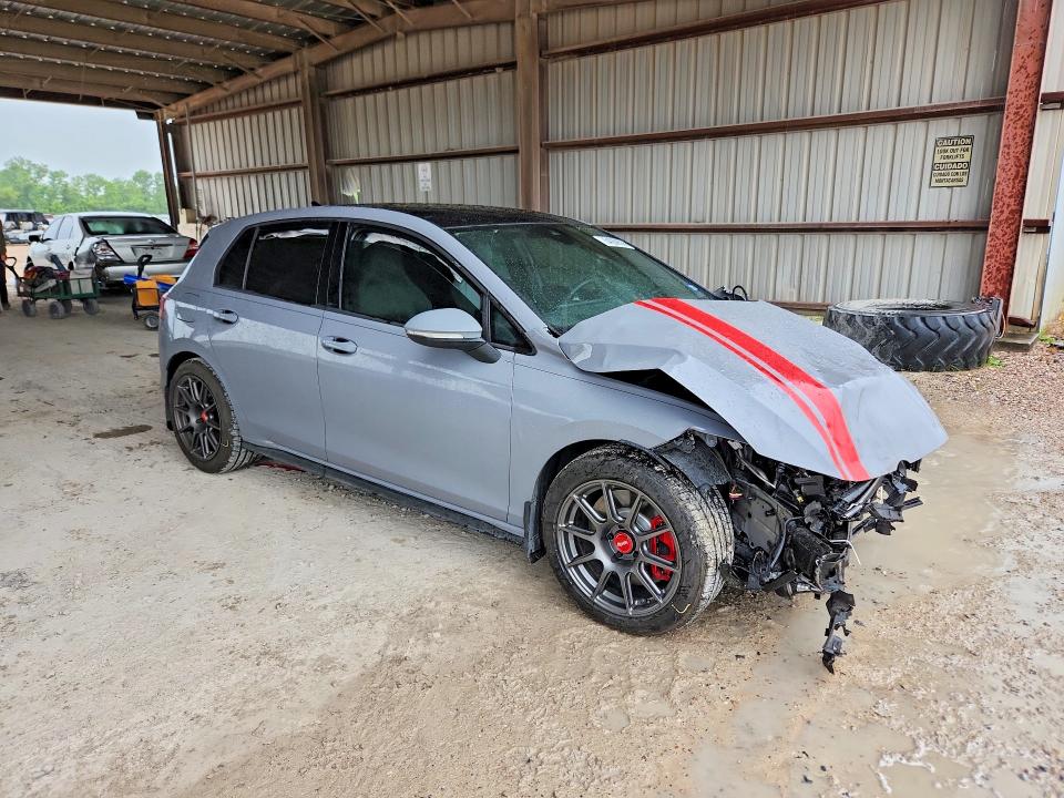 2023 Volkswagen Gti VIN WVWWA7CD4PW212020 COPART salvage auction — FRONT END, Tx - Salvage Vehicle Title, sold $4,500 on 2026-07-31 (photo 4)