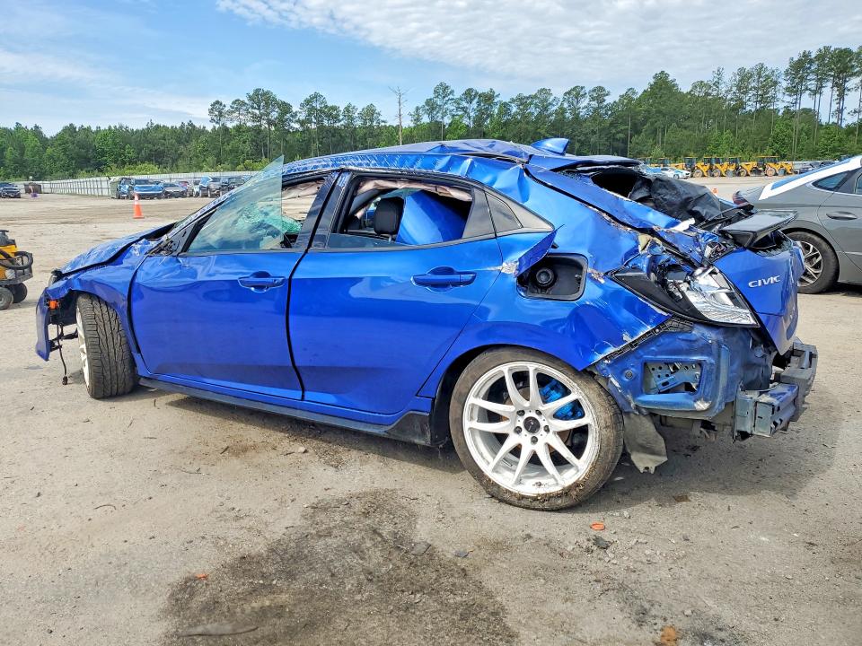 2018 Honda Civic VIN SHHFK7H48JU230908 COPART salvage auction — REAR END, Sc - Cert Of Title-Salvage, sold $275 on 2026-07-27 (photo 2)