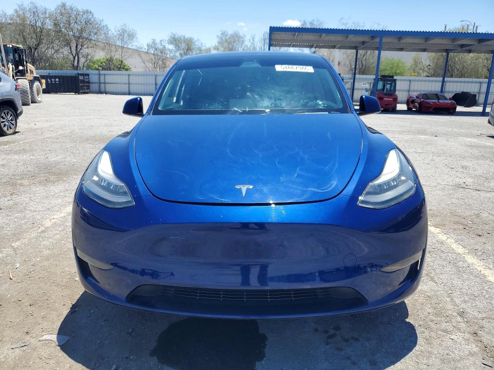 2020 Tesla Model y VIN 5YJYGDEE3LF055400 COPART salvage auction — SIDE, Nv - Salvage Title, sold $7,800 on 2026-07-28 (photo 5)