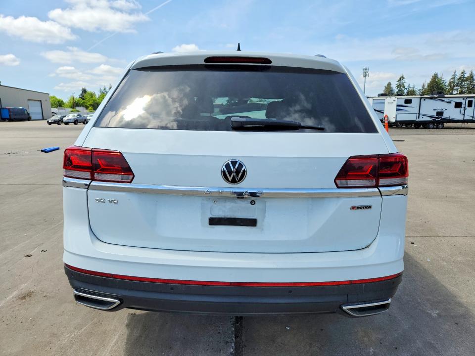 2021 Volkswagen Atlas VIN 1V2HR2CA4MC554475 COPART salvage auction — FRONT END, Or - Salvage Title Certificate, sold $2,500 on 2026-08-17 (photo 6)