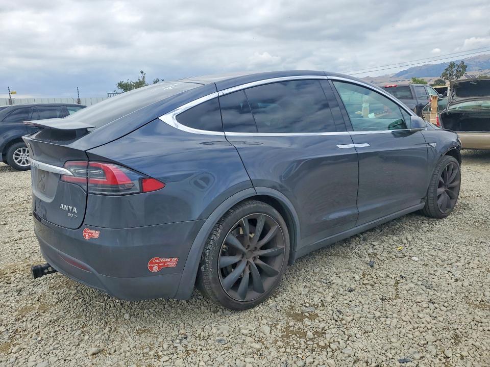 2016 Tesla Model x VIN 5YJXCBE29GF017175 COPART salvage auction — FRONT END, Ca - Salvage Certificate, sold $5,700 on 2026-07-18 (photo 3)