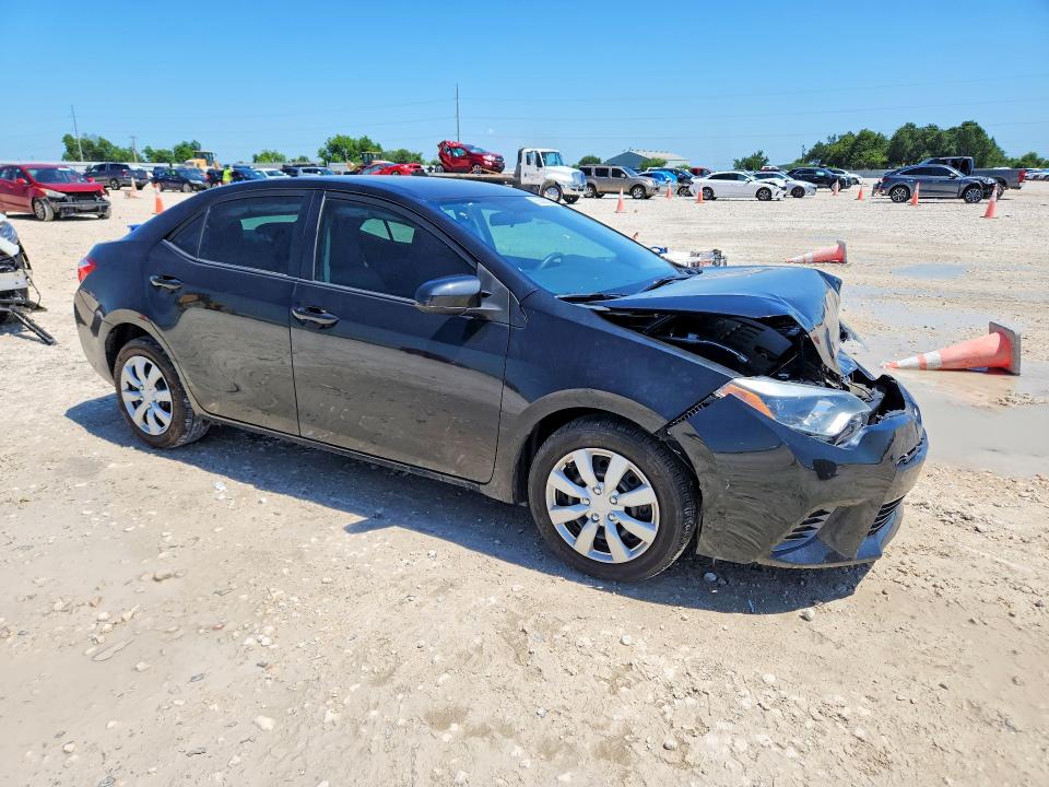 2015 Toyota Corolla VIN 5YFBURHE4FP278643 COPART salvage auction — FRONT END, Tx - Salvage Vehicle Title, sold $2,300 on 2026-07-02 (photo 4)