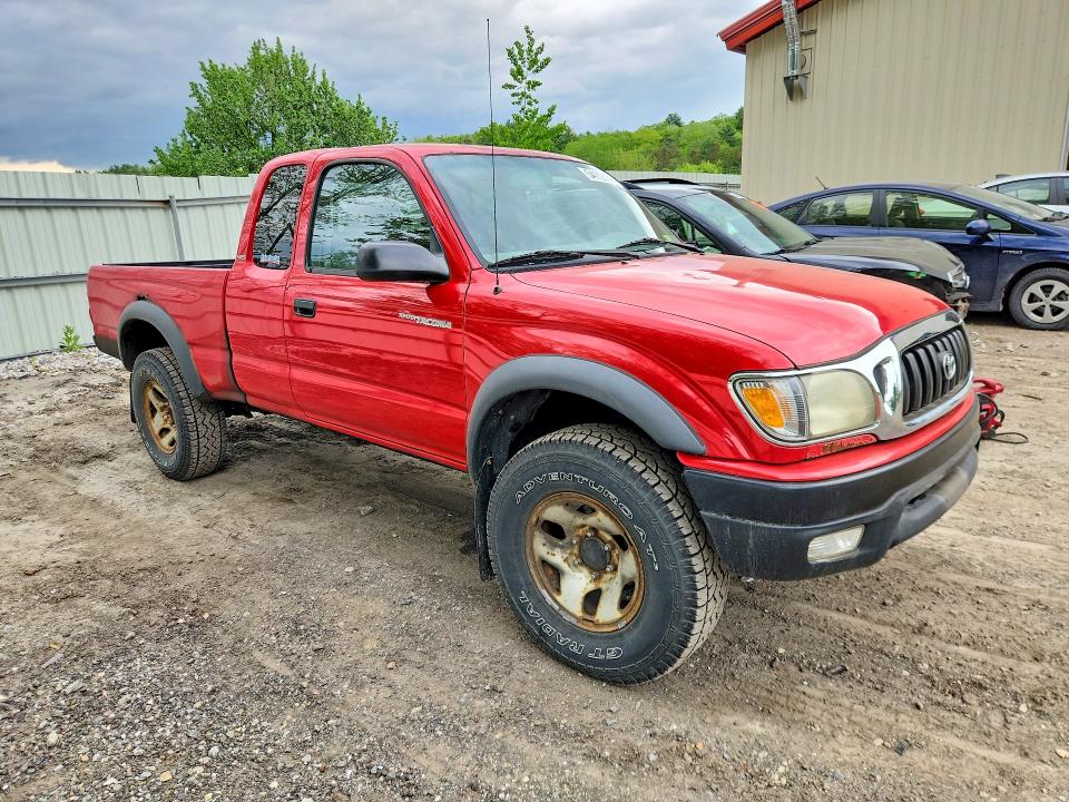 2002 Toyota Tacoma VIN 5TEWM72N02Z059858 COPART salvage auction — FRONT END, Vt - Cert Of Title-Salvage Vehicle, sold $675 on 2026-07-06 (photo 4)