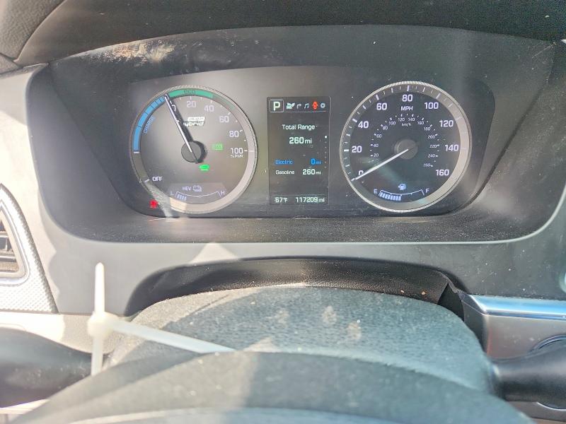 2017 Hyundai Sonata VIN KMHE14L26HA045114 COPART salvage auction — FRONT END, UT - SALVAGE CERTIFICATE, sold $1,800 on 2026-07-17 (photo 9)